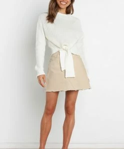 PUP14 Koreen Knit Sweater - White