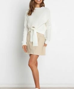 PUP14 Koreen Knit Sweater - White