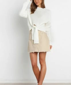 PUP14 Koreen Knit Sweater - White