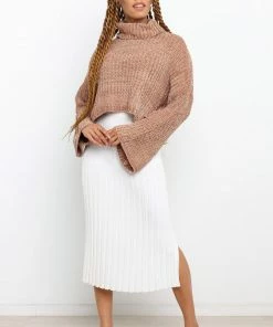PUP14 Kory Knit Sweater - Mocha