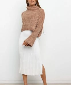 PUP14 Kory Knit Sweater - Mocha