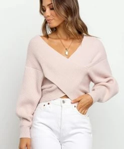 PUP14 Langton Knit Sweater - Blush