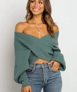 PUP14 Langton Knit Sweater - Green