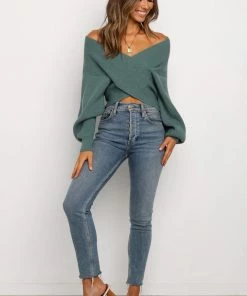 PUP14 Langton Knit Sweater - Green