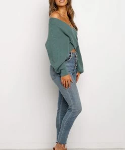 PUP14 Langton Knit Sweater - Green