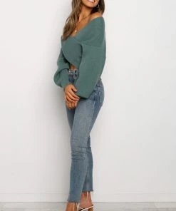 PUP14 Langton Knit Sweater - Green