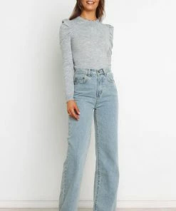 PUP3 Lapham Knit Sweater - Grey Clothing