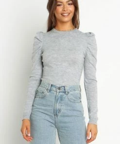 PUP3 Lapham Knit Sweater - Grey Clothing