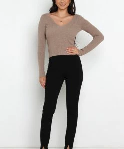 PUP30 Layah Knit Sweater - Mocha