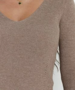 PUP30 Layah Knit Sweater - Mocha