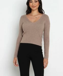 PUP30 Layah Knit Sweater - Mocha