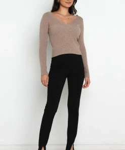 PUP30 Layah Knit Sweater - Mocha