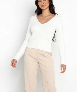 PUP30 Layah Knit Sweater - White