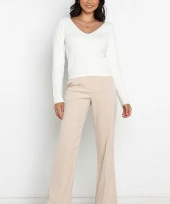 PUP30 Layah Knit Sweater - White