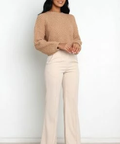 PUP14 Clothing Limestone Knit Sweater - Beige