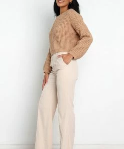 PUP14 Clothing Limestone Knit Sweater - Beige