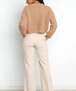 PUP14 Clothing Limestone Knit Sweater - Beige