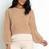 PUP14 Clothing Limestone Knit Sweater - Beige