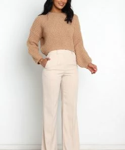 PUP14 Clothing Limestone Knit Sweater - Beige