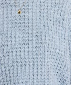 PUP14 Limestone Knit Sweater - Blue