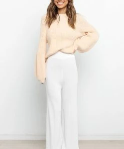 PUP14 London Knit Sweater - Beige Clothing