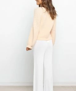 PUP14 London Knit Sweater - Beige Clothing