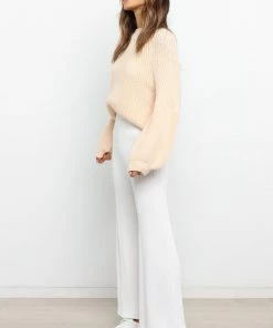 PUP14 London Knit Sweater - Beige Clothing