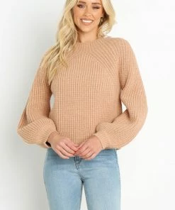 PUP14 London Knit Sweater - Camel