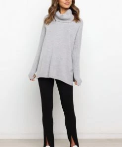 PUP53 Lorraine Knit Sweater - Grey