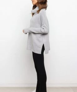 PUP53 Lorraine Knit Sweater - Grey