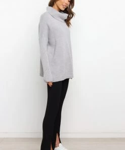 PUP53 Lorraine Knit Sweater - Grey