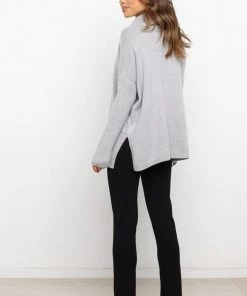 PUP53 Lorraine Knit Sweater - Grey