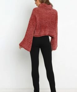 PUP58 Lozzie Knit Sweater - Rust