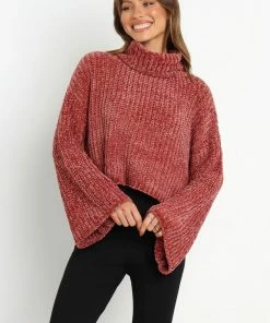PUP58 Lozzie Knit Sweater - Rust