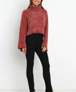 PUP58 Lozzie Knit Sweater - Rust
