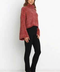 PUP58 Lozzie Knit Sweater - Rust