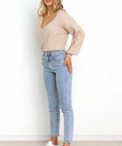 PUP14 Lucy Knit Sweater - Beige