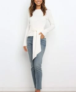 PUP29 For The Bride Luiza Knit Sweater - White