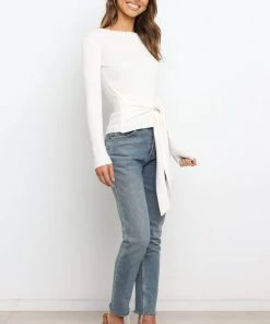 PUP29 For The Bride Luiza Knit Sweater - White