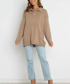 PUP14 Lune Knit Sweater - Brown