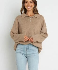 PUP14 Lune Knit Sweater - Brown