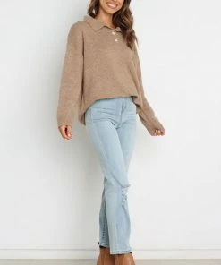 PUP14 Lune Knit Sweater - Brown