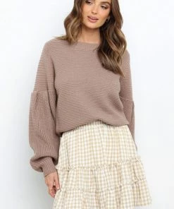 PUP52 Magnus Knit Sweater - Mocha Clothing