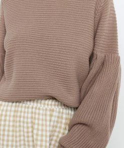 PUP52 Magnus Knit Sweater - Mocha Clothing