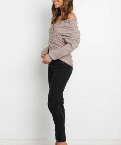 PUP4 Manny Knit Sweater - Mocha Clothing