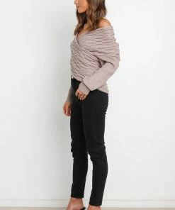 PUP4 Manny Knit Sweater - Mocha Clothing