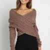 PUP4 Clothing Manny Knit Sweater - Chocolate