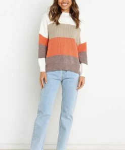 PUP8 Bump Friendly Mariyah Knit Sweater - Rust