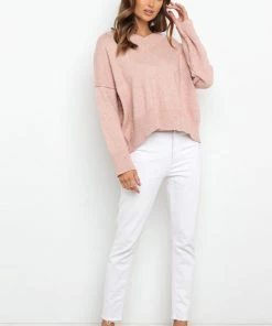 PUP8 Marny Knit Sweater - Pink Clothing