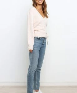 PUP50 Martha Knit Sweater - Pale Pink Clothing